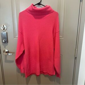 Free People Women's Softly Structured Tunic Sweater Pink‎ Size XS Extra Small